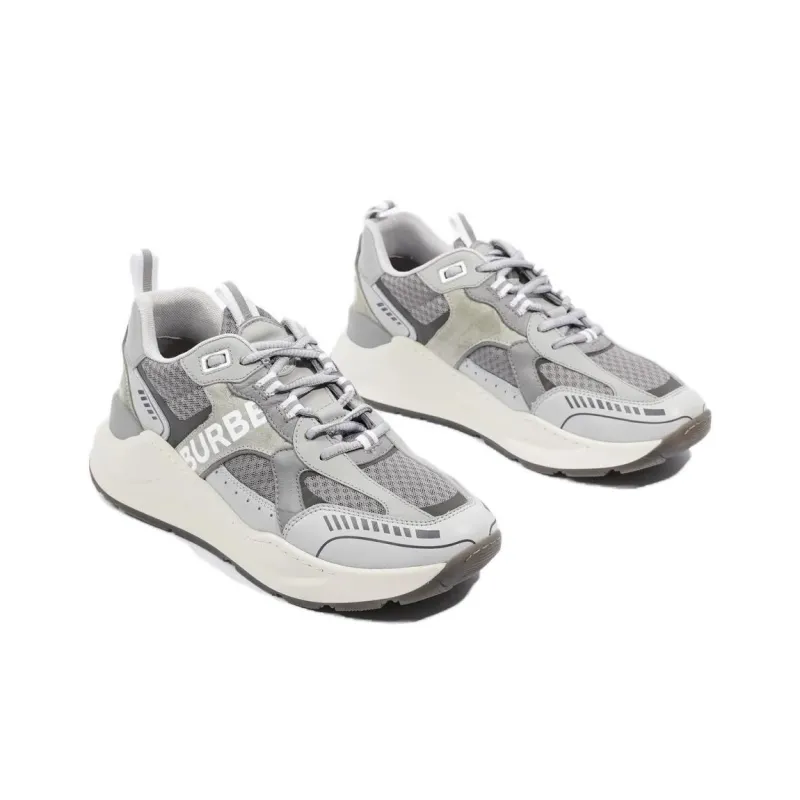 Burberry Cushioning, Wear Resistant Low Top Sports Casual Shoes Men's Gray-2