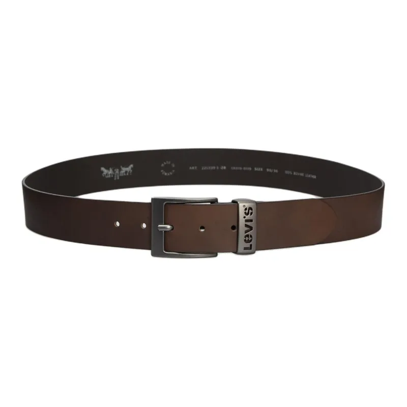 Levi's Leather Leather Belts Men's Brown Width  4CM-1