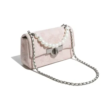 Miss Kung Crossbody Bags Embroidery Pink Packaging