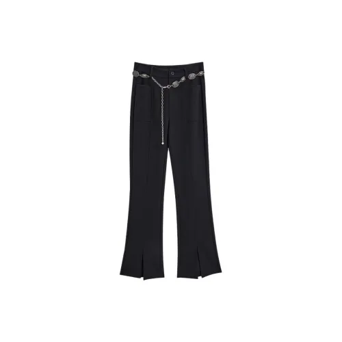 Love to serve Casual Pants Women's Black