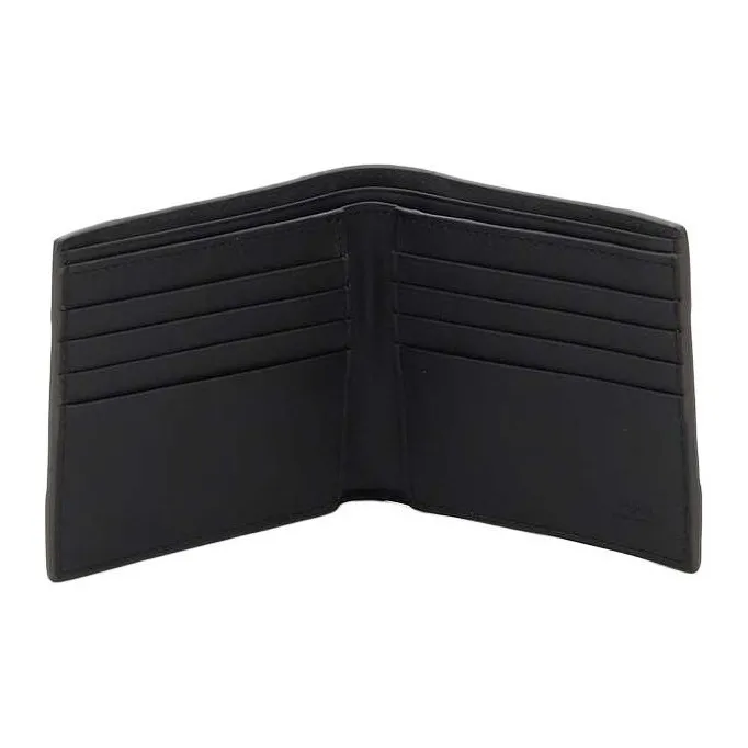 FENDI Coated Canvas With Leather Wallet Men's Brown-4