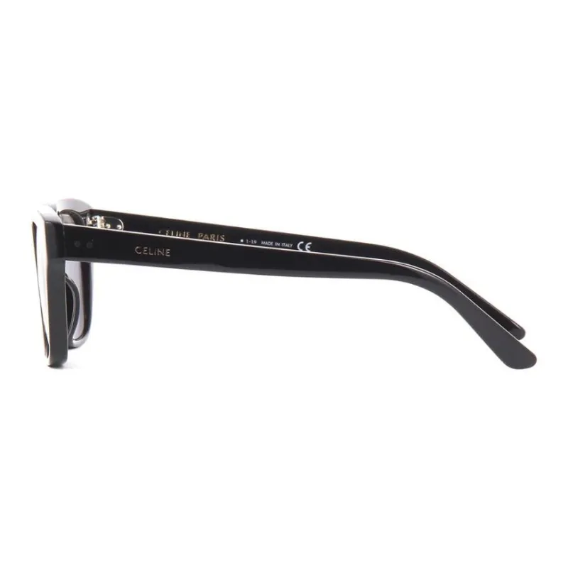 CELINE Acetate Square Sunglasses Women's Black-2