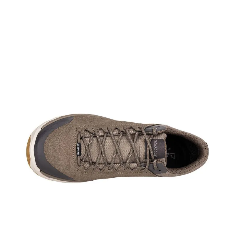 Lowa Malta GTX Lo Anti-Slip Wear-Resistant Low-Top Outdoor Shoes Men's Umber Black-3
