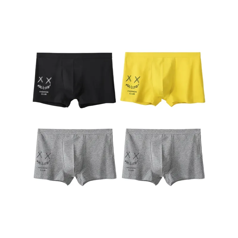 H YXIANG Underpants Men's 4 Pack-7