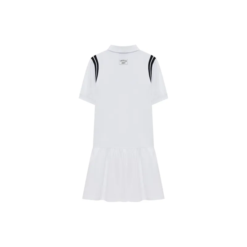 Teenie Weenie Short Sleeved Dress Women's White-1