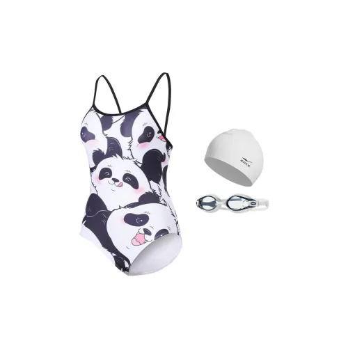 Erke Swimming Sets Polyamide+Elastane Beach Pool Women's Black White