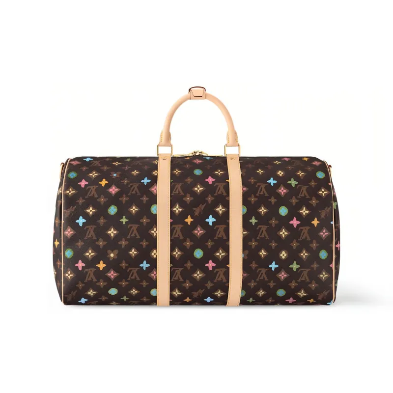 LOUIS VUITTON By Tyler The Creator Keepall Bandouliere 50 Chocolate Craggy Monogram-2