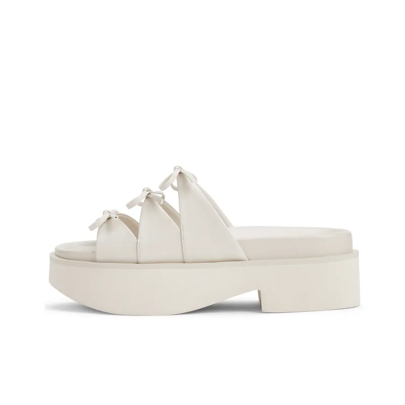 CHARLES&KEITH Composite Sole EVA Slide Slippers 5.5cm Women's-6