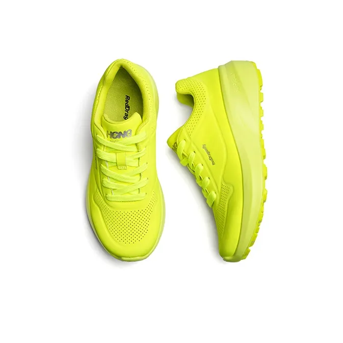 RED DRAGONFLY Running Shoes Women's Low Top White/Neon Green/Orange/Purple-8