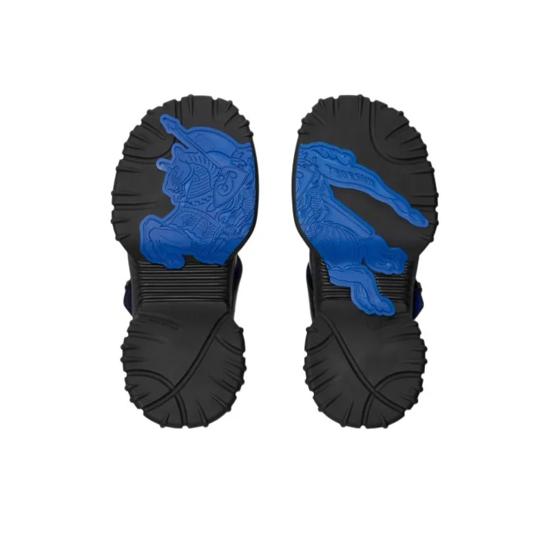 Burberry Crossover-straps Leather Sandals-4