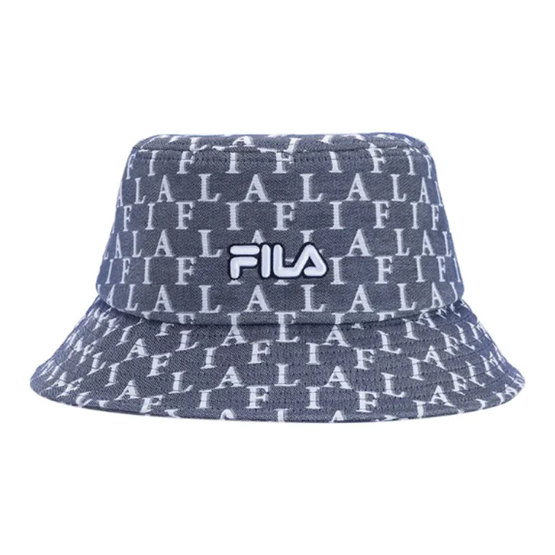 FILA Polyester Cotton Bucket Hats Unisex Blue/Apricot-0