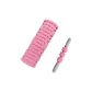 Pink[Foam Roller+Massage Roller, Two-Piece Set]