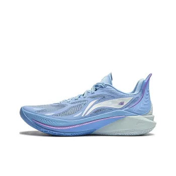 LiNing SONIC 12 Cushioning Anti Slip Wear Resistant Breathability Low Top Basketball Shoes Men's Blue