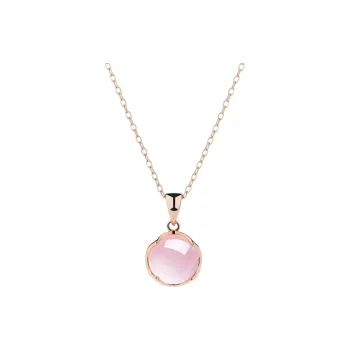 EMLEY Chalcedony Jade Necklace Girlfriend Birthday Box Set Women's