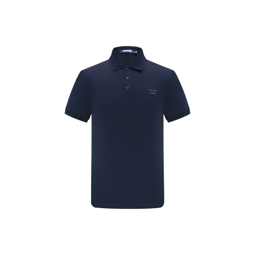 NAVIGARE Polo Shirts Unisex Marine Blue