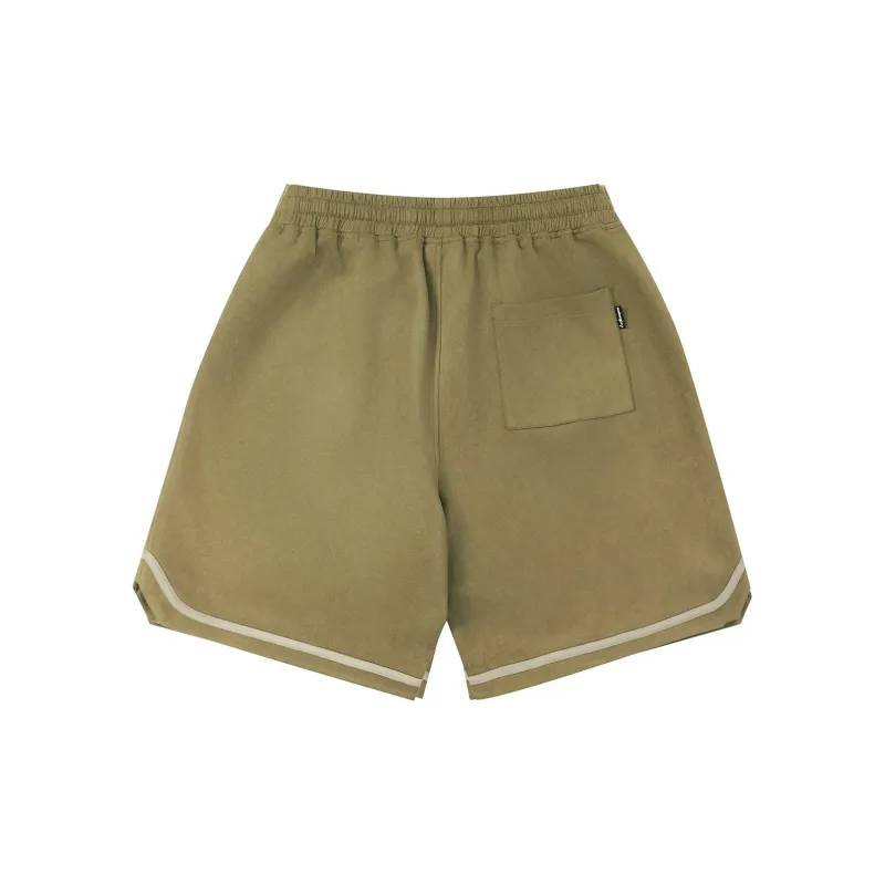 LUJIAMEN Sports Shorts Unisex Khaki-1