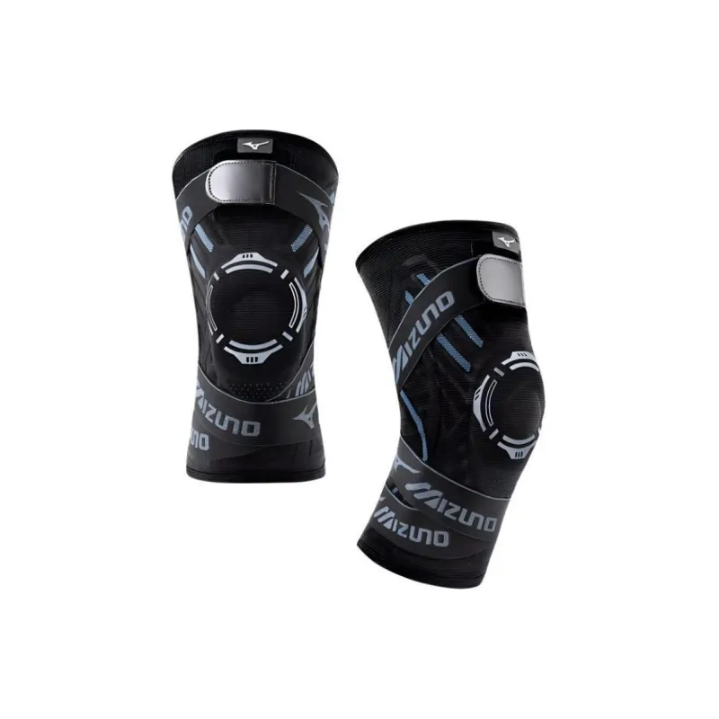 Mizuno Running Soccer Basketball Men's Polyester Polyamide Elastane Silicone Knee Pads-9