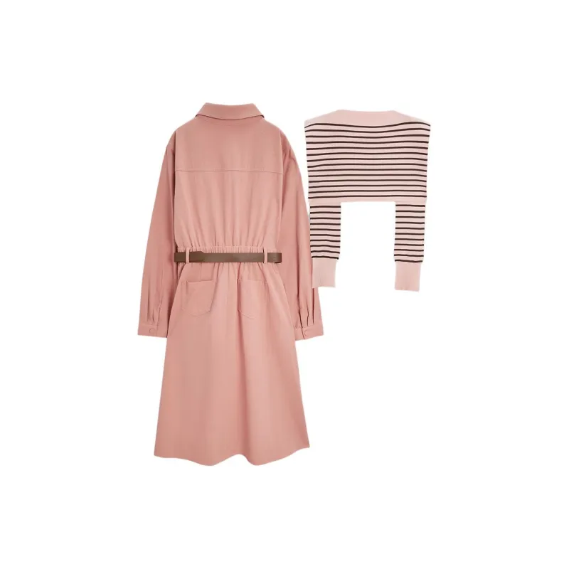 Love To Serve Skirt Set Women's Pink-1