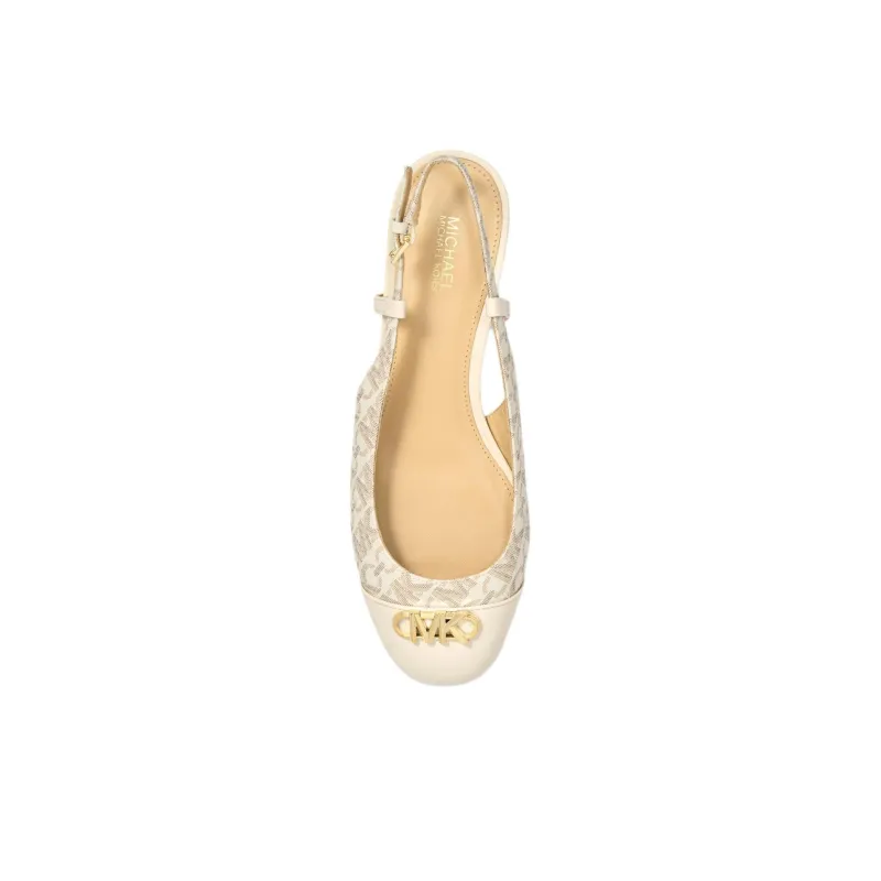 MICHAEL KORS Perla Casual Single Shoes Women's Beige Gold-3