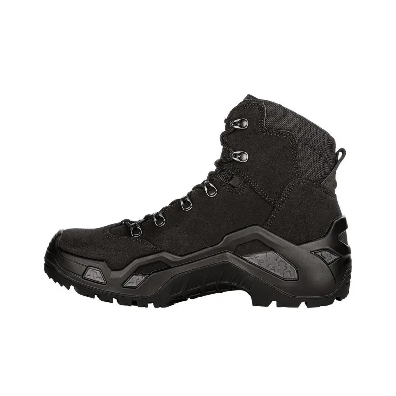 Lowa Z-6S GTX C Cushioned Wear-Resistant Slip-Resistant Breathable Mid-Top Outdoor Shoes Men's Black-1