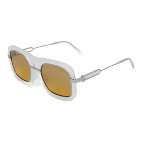 CK/Calvin Klein - Irregular Shape Sunglasses Men's White