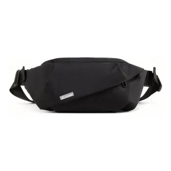 L'ALPINA Oxford Sling Bag Small Size Men's Black
