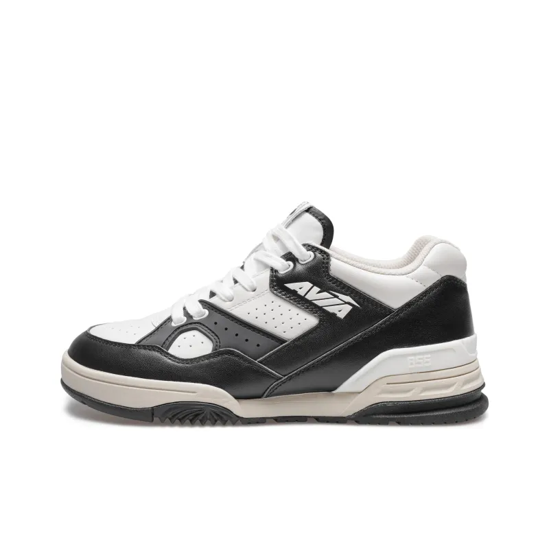 AVIA 855L Series Low Top Vintage Basketball Shoes Women's White Black-0