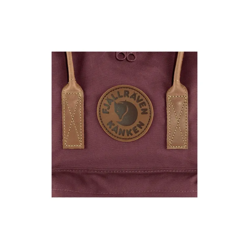 Fjallraven Cotton With Leather Backpack Regular Unisex Garnet Red-3