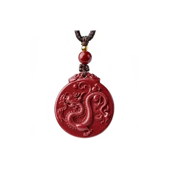 Xifeng Building Cinnabar Pendants Unisex