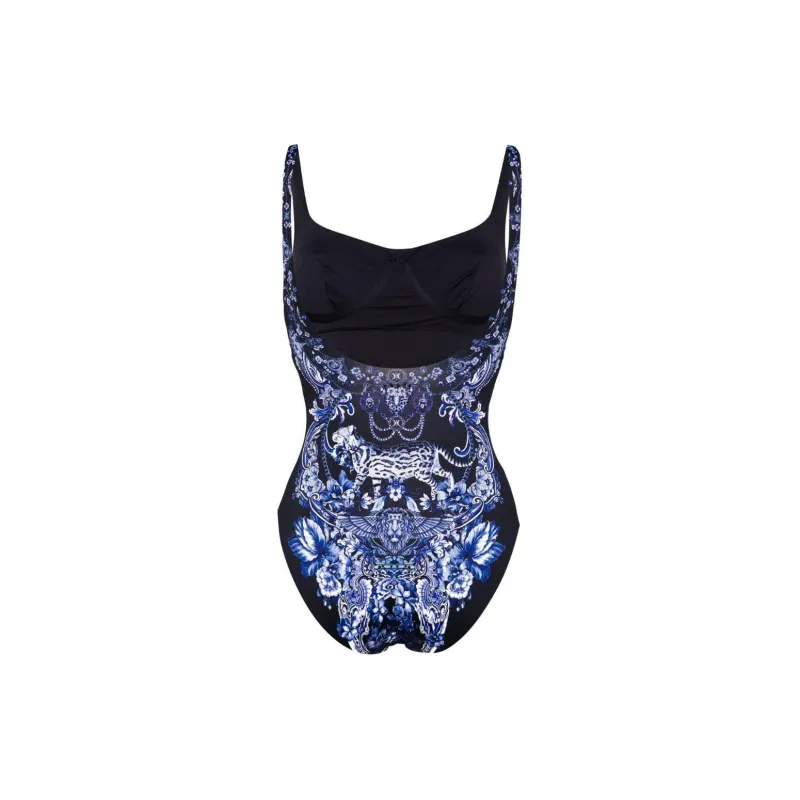 Camilla Delft Dynasty Graphic-print Swimsuit-1