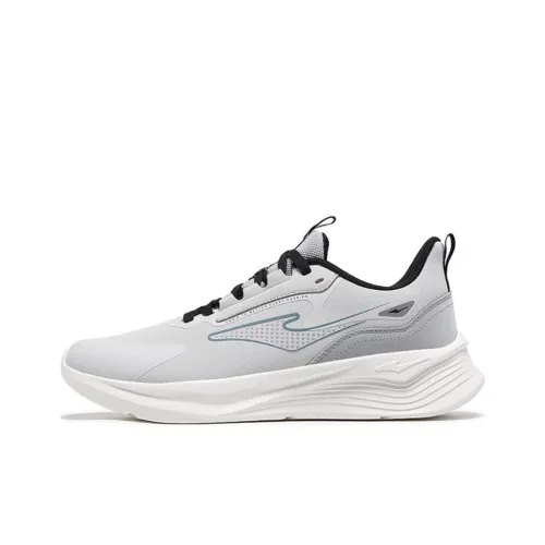 Erke Cushioning Slip Resistant Low Top Running Shoes Men's Gray