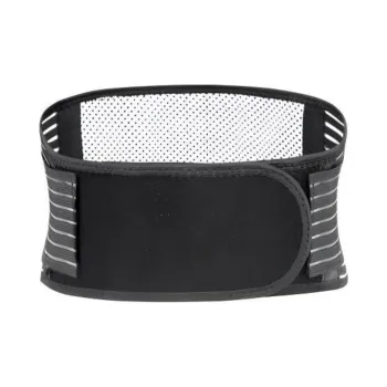 Topdomrus Back Support Braces Fitness Running Yoga Breathable Self-Heating Protective Black Unisex