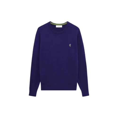 Pringle Of Scotland Sweaters Men Royal Blue