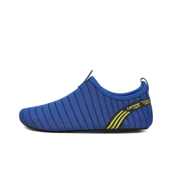 Leyang Cushioning Anti-Slip And Wear-Resistant Low-Top Training Shoes Unisex Royal Blue Yellow
