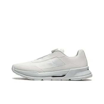 LI NING 1990 Cushioning Height Increasing Rebound Low Top Casual Running Shoes Men's Light Lime