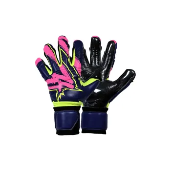 Defense Goalkeeper Gloves Xgrip Professional Competition Latex All Weather Inseam Half Ring Finger Unisex