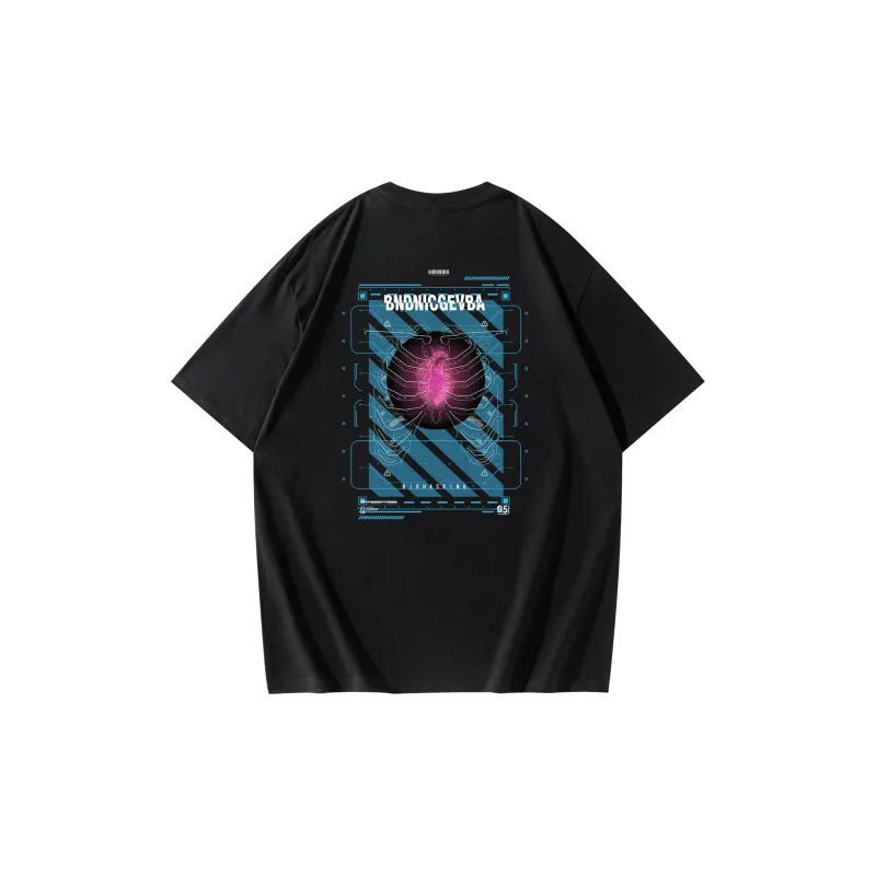 CHRROTA T-Shirts Unisex Black-1
