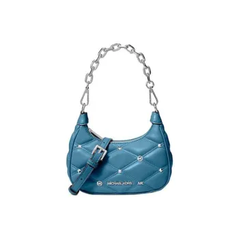 MICHAEL KORS Polyurethane Blend Portable Crossbody Bag Shoulder Bag Women's Blue