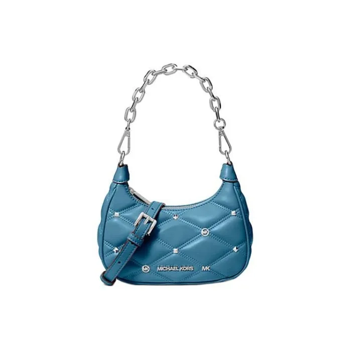 MICHAEL KORS Polyurethane Blend Portable Crossbody Bag Shoulder Bag Women's Blue-0