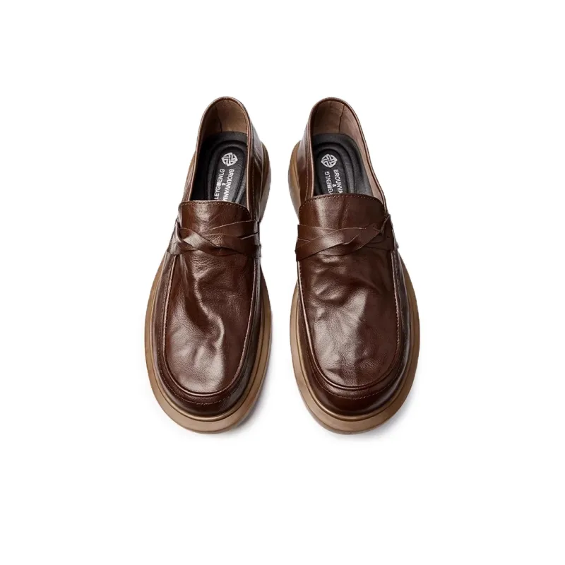 LEYGMENLG Loafers Men Black/Apricot/Coffee-11