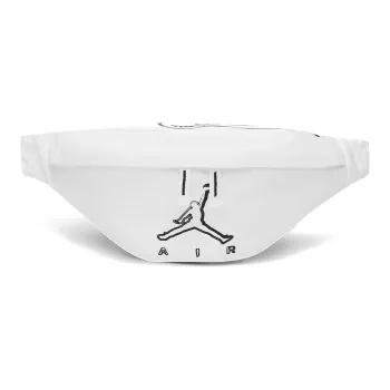Jordan Polyester Crossbody Bag, Fanny Pack Regular Unisex White