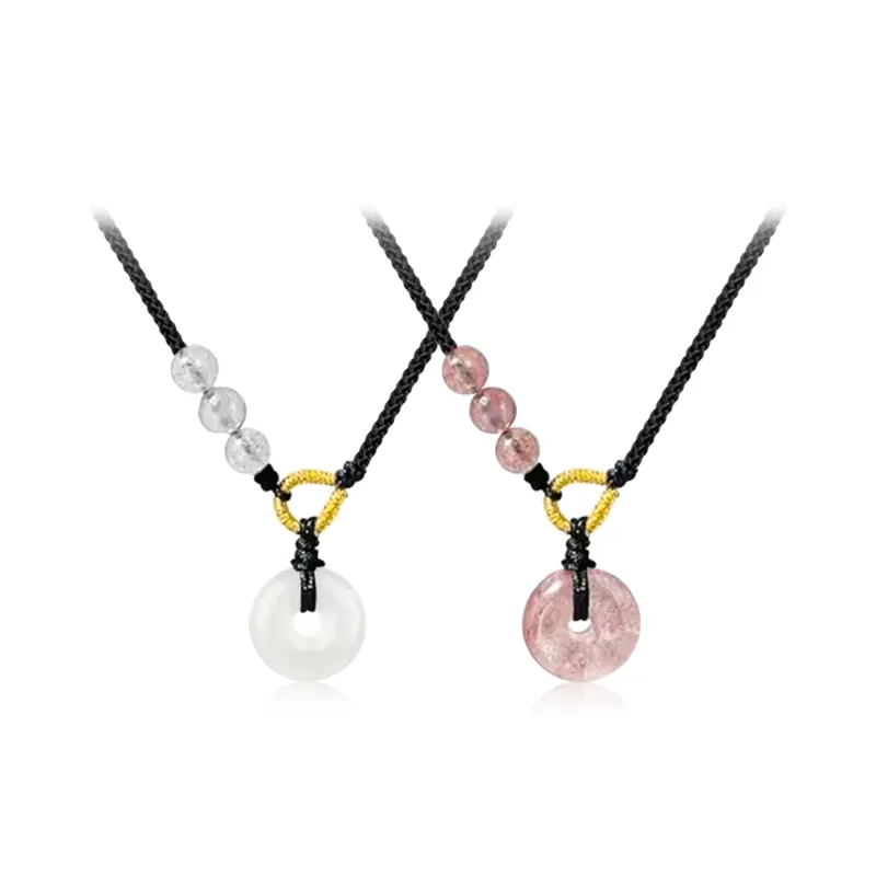 LOVE&LOVE Crystal Necklaces Unisex-5