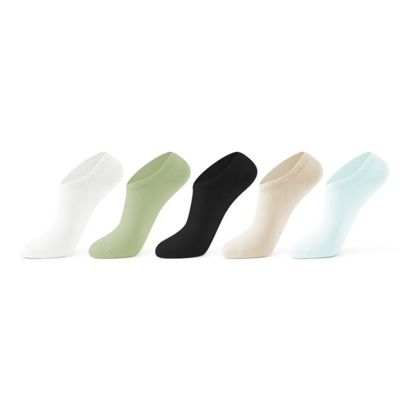 FUGEER No Show Socks Unisex 5 Pack-1