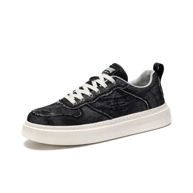 Skate Park Slip-Resistant Cushioning Wear-Resistant Low-Top Skateboard Shoes Men's-1