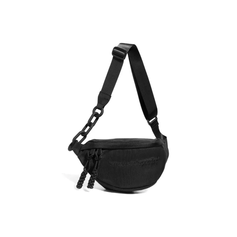 DOSRFINI Nylon Fabric Sling Bag Regular Unisex Black-1
