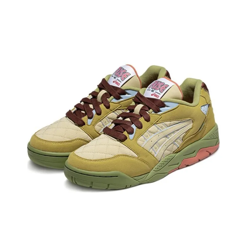 Asics Gel Fuse Cushioning Wear Resistant Low Top Casual Shoes Unisex Yellow-1
