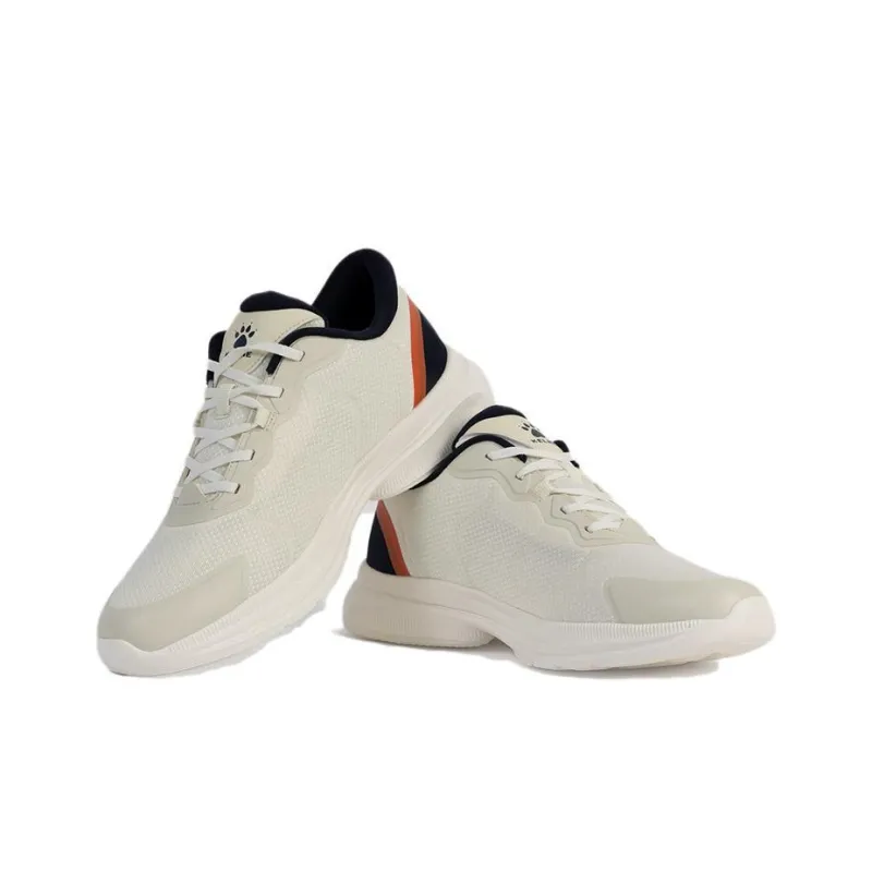KELME Cushioning Wear Resistant Low Top Casual Running Shoes Unisex Beige Yellow-4