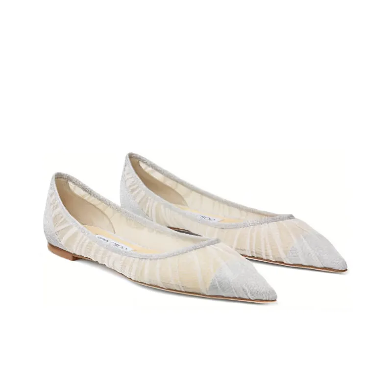 Jimmy Choo Love Mesh Ballerinas-2