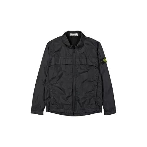 STONE ISLAND Jackets Men Black