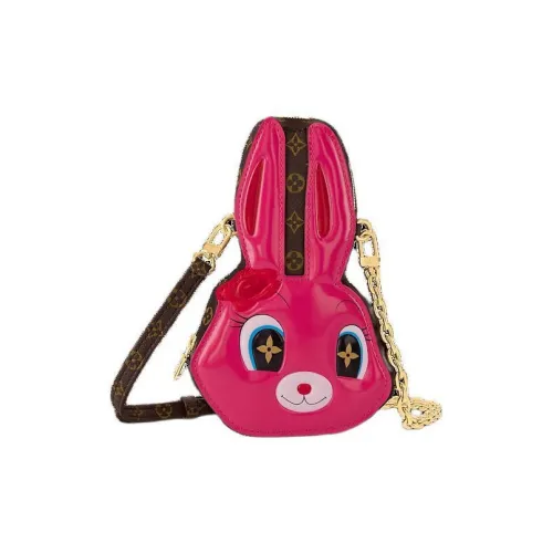 LOUIS VUITTON X Sun Yitian Wallet On Chain Rabbit Pink